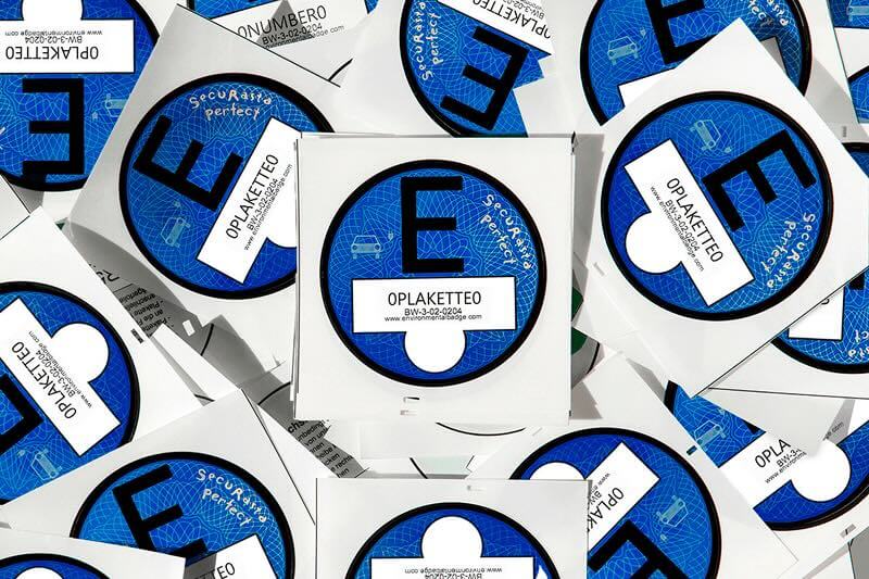 Kollage af E-Mærke til Tyskland